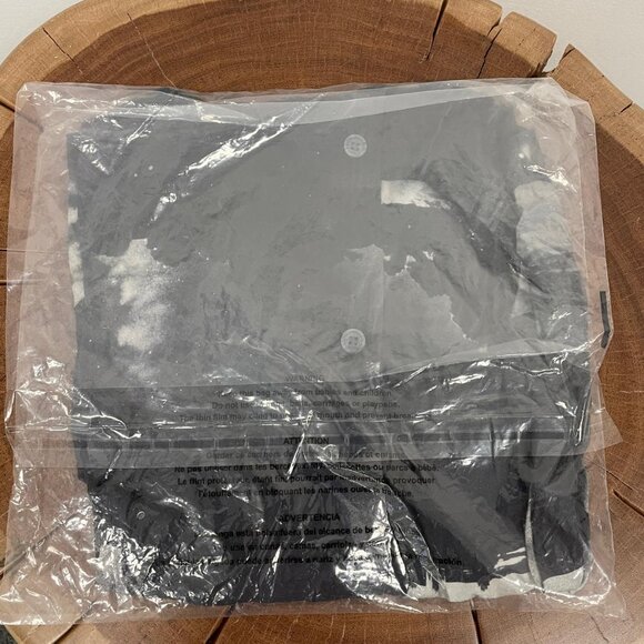 NWT - Allsaints Night Sky SS Shirt in Black, Relaxed Fit, Large - Picture 12 of 14